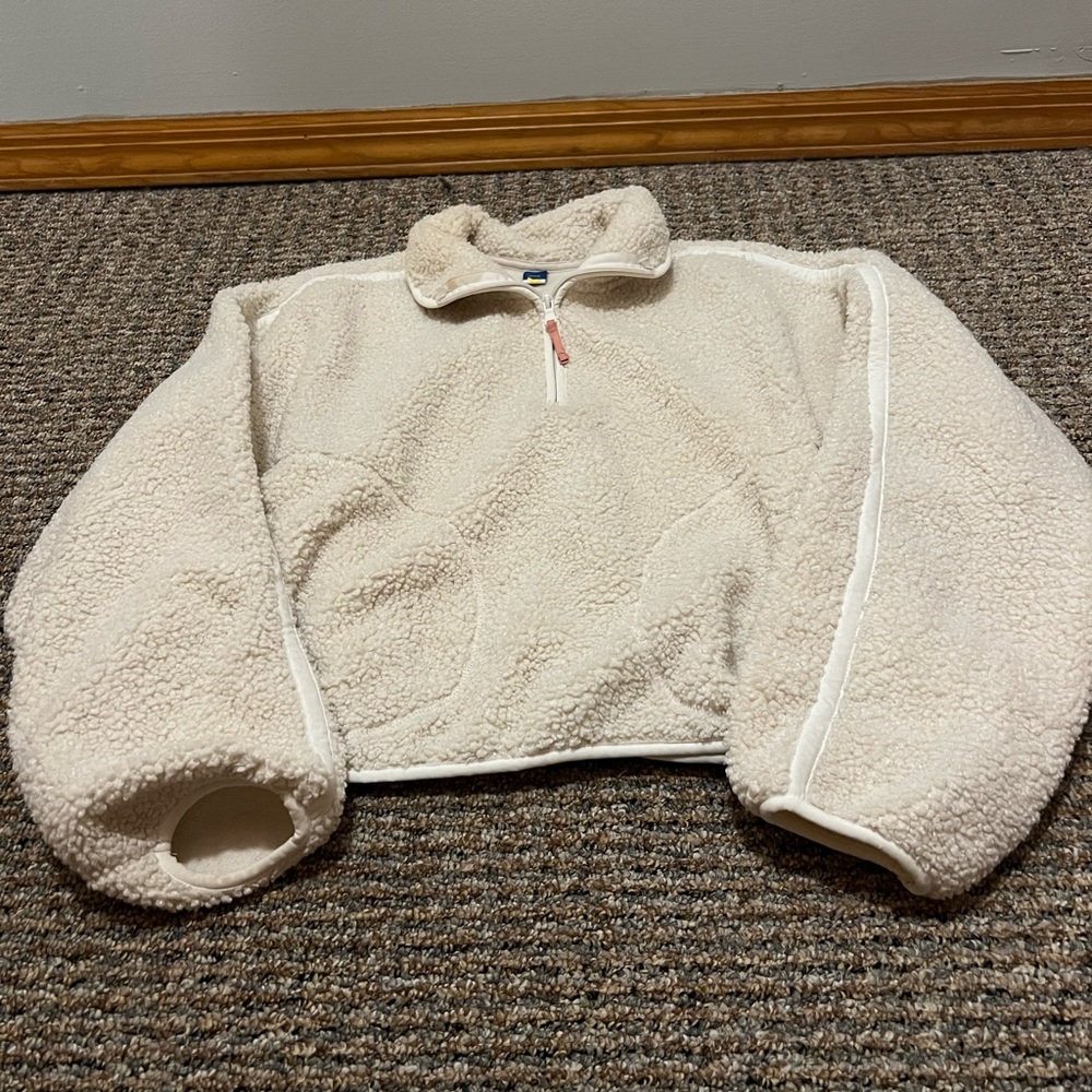 fuzzy sweater